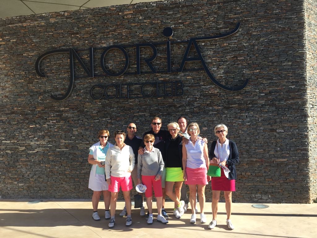 L'équipe au Noria Golf Club à Marrakech